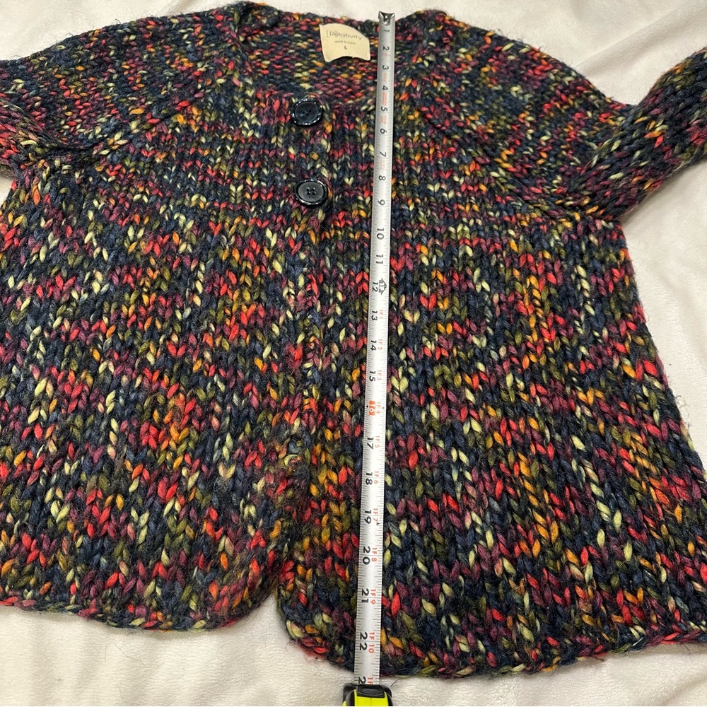 Relativity Multicolor Knit Cardigan - Picture 4 of 8